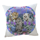 Axyaa Wildlife Animals Cushion Covers 45X45CM Wolf Fox Tiger Christmas Cats Girls
