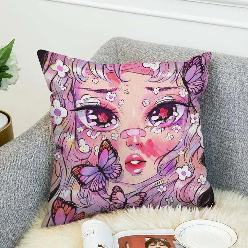 Axyaa Art Decor Pillow Cover 45x45 for Home & Car Decor