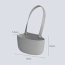 Axyaa Silicone Sink Holder Bathroom Storage Basket Sponge Soap Dish Bag