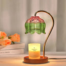 Axyaa Flower Candle Warmer Light: Classic Aromatherapy Diffuser and Lighting Fixtures