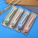 Axyaa Kids Wheat Straw Tableware Set