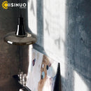 Axyaa Smoke Grey Glass Chandelier - Retro Loft Ceiling Lighting