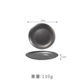 Axyaa Stainless Steel Steak Plate Set of 4