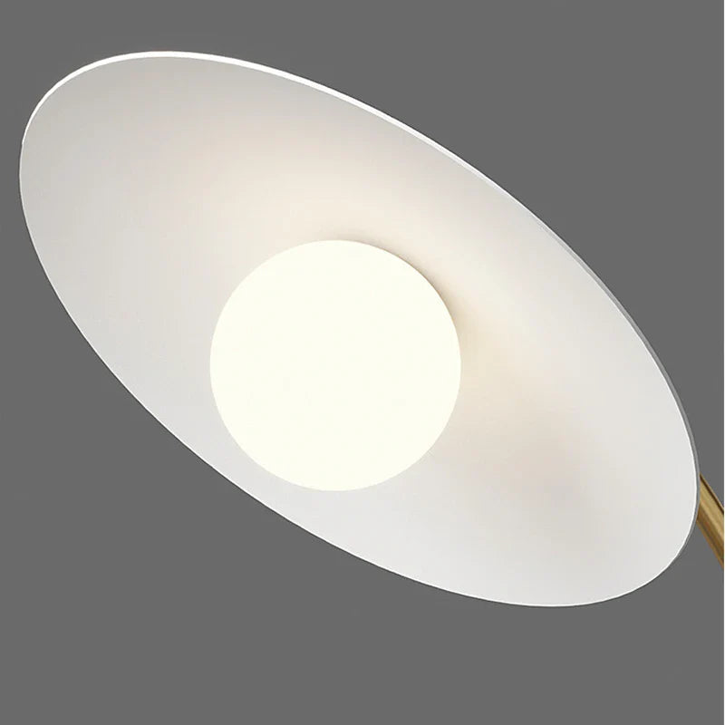 Axyaa White Shades LED Chandelier for Nordic Foyer Décor
