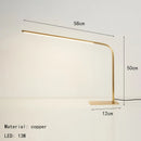 Axyaa Modern Brass Floor Lamp 3-in-1 Gold/Black Minimalist Design