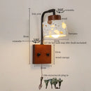 Axyaa Mid Century Modern LED Wall Lights Living Room Bedroom Lamp