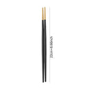 Axyaa Stainless Steel Japanese Chopsticks Pair - Multicolor Metal Sticks for Festivals & Parties.