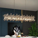 Axyaa Crystal Luxury Pendant Light for Living & Dining Room
