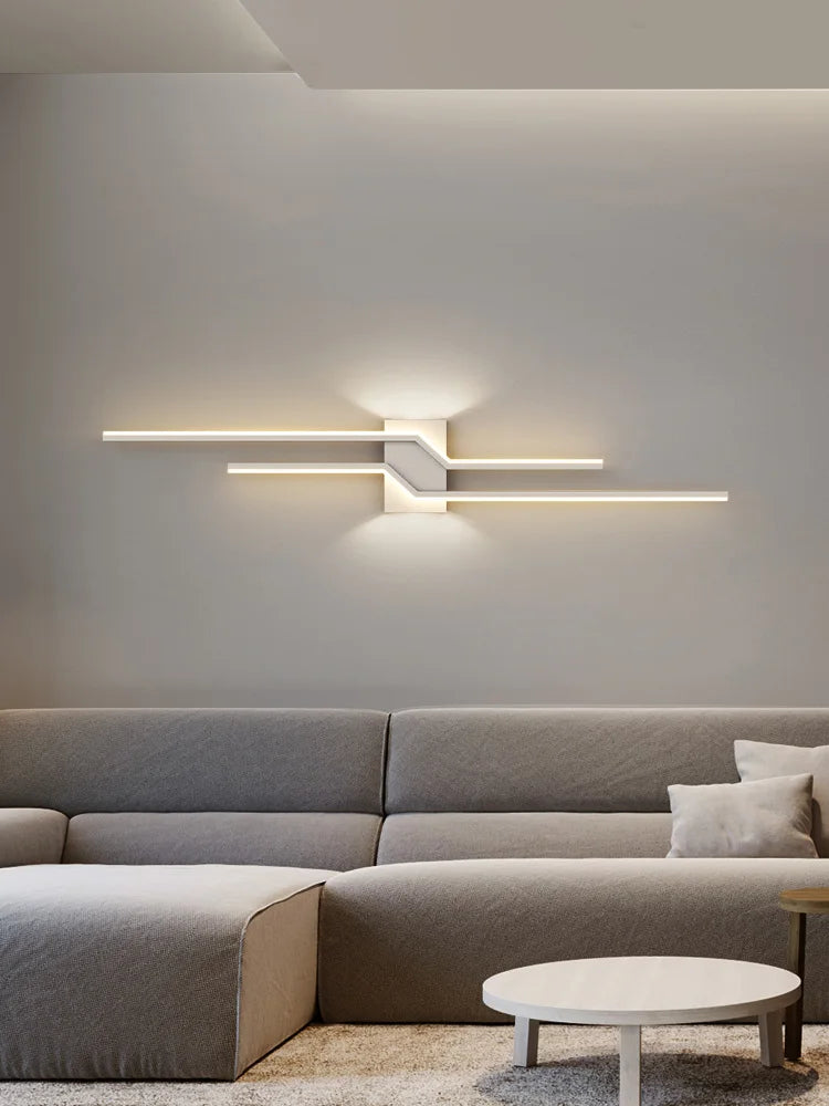 Axyaa Wall Lamp Minimalist Strip Light Living Room Bedroom Decoration