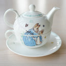 Axya Cartoon Cute Bone Tea Set with Teapot, Cup, Saucer - European Afternoon Tea