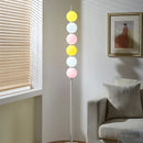 Axyaa Rainbow Candy Glass Balls LED Floor Lamp for Stylish Living Room Decor