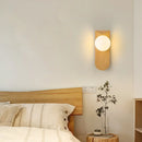 Axyaa Wooden Wall Lamp with Acrylic Shade for Living Room, Bedroom, or Hallway