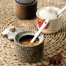 Axya Ceramic Seasoning Tank Set - Kitchen Storage Bottles & Jars