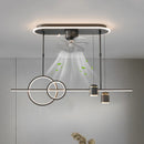 Axyaa Modern Ceiling Fan with LED Light & Control - Bedroom & Living Room Lighting