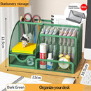Axyaa Metal Mesh Office & Cosmetic Storage with Scratch-Resistant Pads