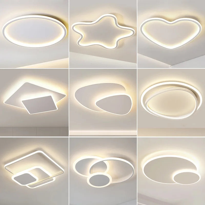 Axya LED Ceiling Chandelier: Modern Lighting Fixture for Home Decor in Living Room, Bedroom, Kitchen.