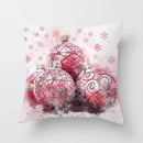 Axyaa Strawberry Plant Flower Cushion Cover for Room Decoration