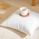 Axyaa White Square Throw Pillow Insert - Hypoallergenic Decorative Sham Stuffer