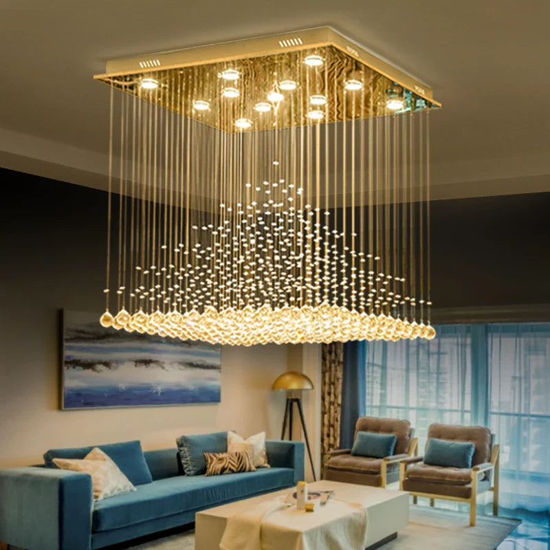 Axyaa Duplex Villa Hotel Crystal Chandelier: Simple Fashion, Creative Atmosphere