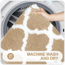 Axyaa Plush Microfiber Bath Mat: Super Absorbent, Non-Slip, Luxurious Carpet