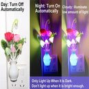 Axya LED Night Light with Auto Sensor Rose Flower Mushroom Design