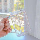 Axyaa Large Glass Water Cup With Lid & Straw, High Capacity, Heat Resistant