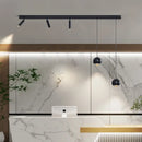 Axyaa Minimalist Long Strip Dining Chandelier
