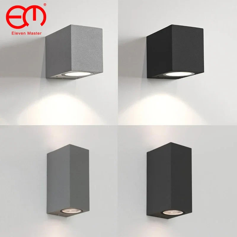 Axyaa Waterproof LED Wall Lights | Up Down GU10 Wall Lamp for Indoor Outdoor