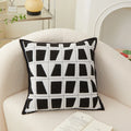 Axyaa Geometric Jacquard Pillowcase Decor Home Sofa Throw Cushion Cover 48x48cm