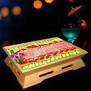Axya Wooden Sushi Plate & Bread Platter - Double-Sided Creative Cooking Box