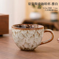 Axyaa Ceramic Teacups Set of 4 Cozy Coffee Mugs Retro Style Dining Drinkware