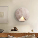 LED Real Stone Wall Light: Axyaa Art Deco Bedroom Sconce for Ambiance & Style
