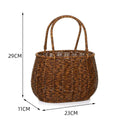 Axyaa Imitation Rattan Storage Baskets: Multi-Purpose Organizer for Home, Kitchen, and Picnic