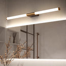 Axyaa Gold LED Mirror Light Tubular Wall Lamp for Modern Home Decor