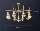 Axyaa Modern LED Chandeliers for Dining Room Pendant Lights Hanging Lamps