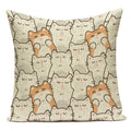 Axyaa Cartoon Pillow Cover: Cute Print Pillow Cover for Home, Bedroom, & Car