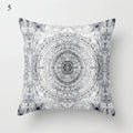 Axyaa Grey Family Pillowcase Square Cushion Cover for Home Office