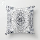 Axyaa Grey Family Pillowcase Square Cushion Cover for Home Office