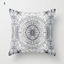 Axyaa Grey Family Pillowcase Square Office Cushion Cover