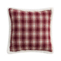 Axyaa Christmas Plaid Pillowcase: Retro Nostalgic Home Decor Cover 45x45cm