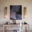 Axyaa Metal Cloth Wall Lamp, G9 Bulb, White Acrylic - Dining Room, Bedroom, Foyer Lighting