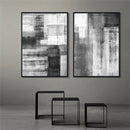 Axyaa Abstract Modern Minimalist Canvas Wall Art for Living Room Decor