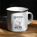 Axyaa Enamel Mug - Funny 11oz Lover Coffee Cup - Couples Gift Home Tea Cup