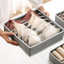Axyaa Drawer Organizer Box for Underwear Socks Bra Pants Scarf Tie Storage