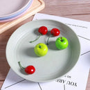 Axyaa Red Unbreakable Dinner Plates Set - Reusable, Dishwasher & Microwave Safe, BPA Free