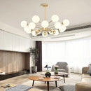 Axya Glass Ball Pendant Light - Modern Nordic Chandelier for Living Room & Restaurant