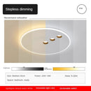 Axyaa Nordic LED Ceiling Lamp with Dimming Spotlight