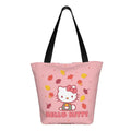 Axyaa Hello Kitty Tote Bag: Cute Kawaii Cartoon Top Handle Zipper Bag for Women