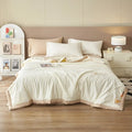 Axyaa Embroidered Cashmere Summer Quilt Set