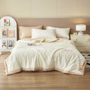 Axyaa Embroidered Cashmere Summer Quilt Set